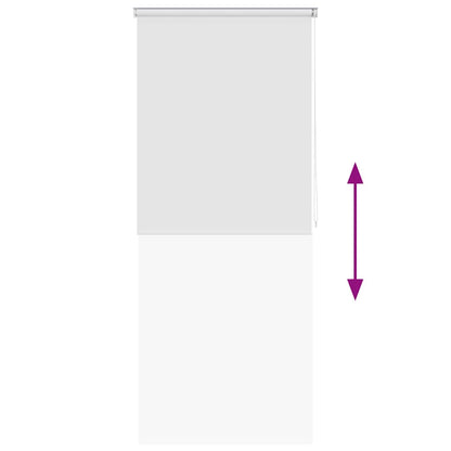 Tenda a Rullo per Doccia 100x240 cm Bianco | homemem39