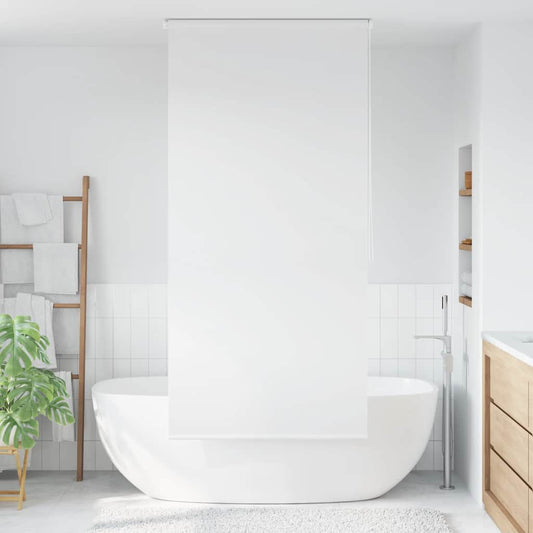 Tenda a Rullo per Doccia 100x240 cm Bianco - homemem39