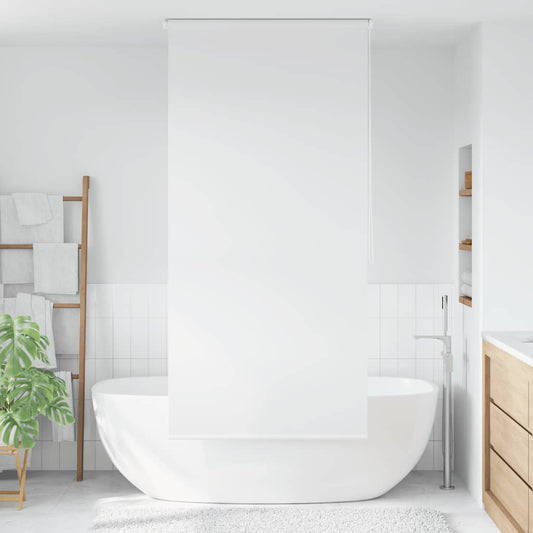 Tenda a Rullo per Doccia 120x240 cm Bianco - homemem39