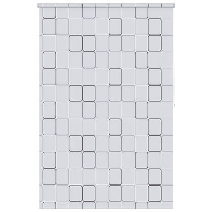 Tenda a Rullo per Doccia 160x240 cm Quadrati - homemem39