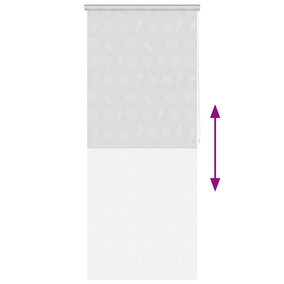 Tenda a Rullo per Doccia 80x240 cm Stella Marina - homemem39