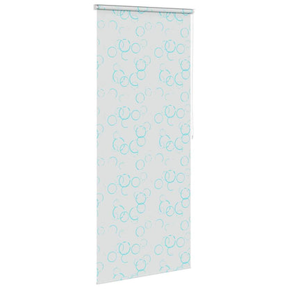 Tenda a Rullo per Doccia 100x240 cm con Motivo a Bolle - homemem39