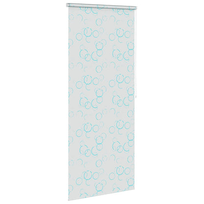 Tenda a Rullo per Doccia 120x240 cm con Motivo a Bolle - homemem39