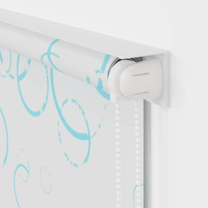 Tenda a Rullo per Doccia 160x240 cm con Motivo a Bolle - homemem39