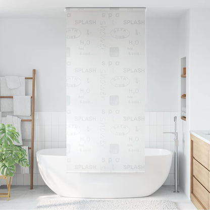 Tenda a Rullo per Doccia 120x240 cm Schizzi