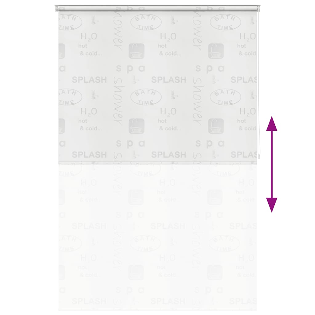 Tenda a Rullo per Doccia 160x240 cm Schizzi | homemem39