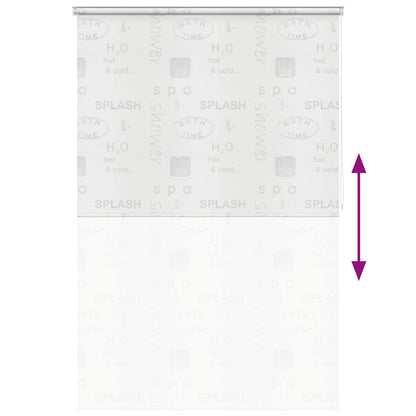 Tenda a Rullo per Doccia 160x240 cm Schizzi | homemem39