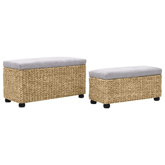Set Panche 2 pz in Giunco Grigio | homemem39