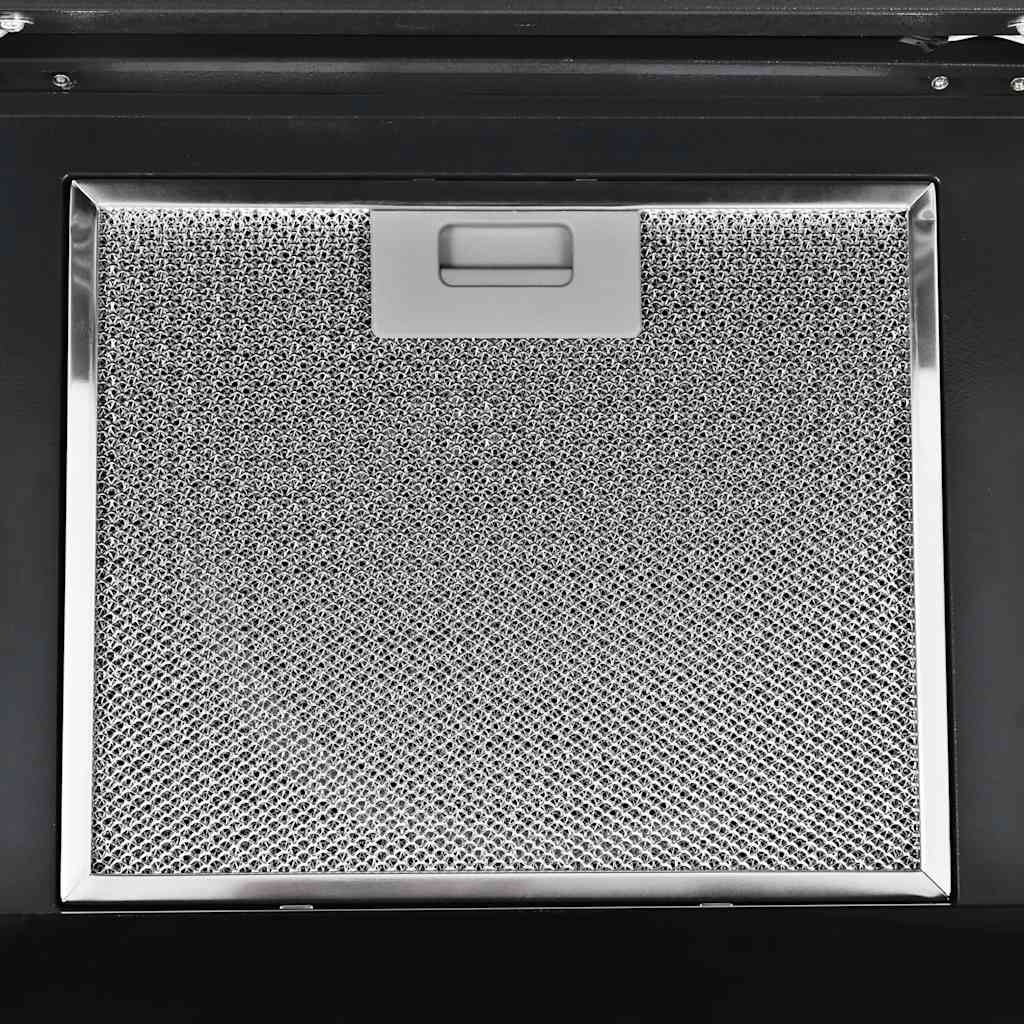 Cappa Aspirante a Muro Acciaio Inox 756 m³/h 60 cm Nera