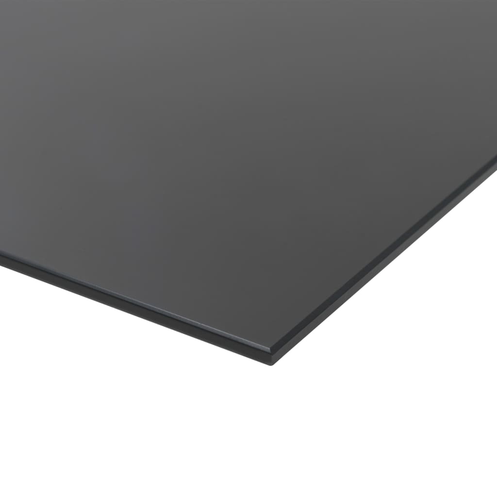 Lavagna Magnetica a Parete in Vetro 100x60 cm Nera - homemem39