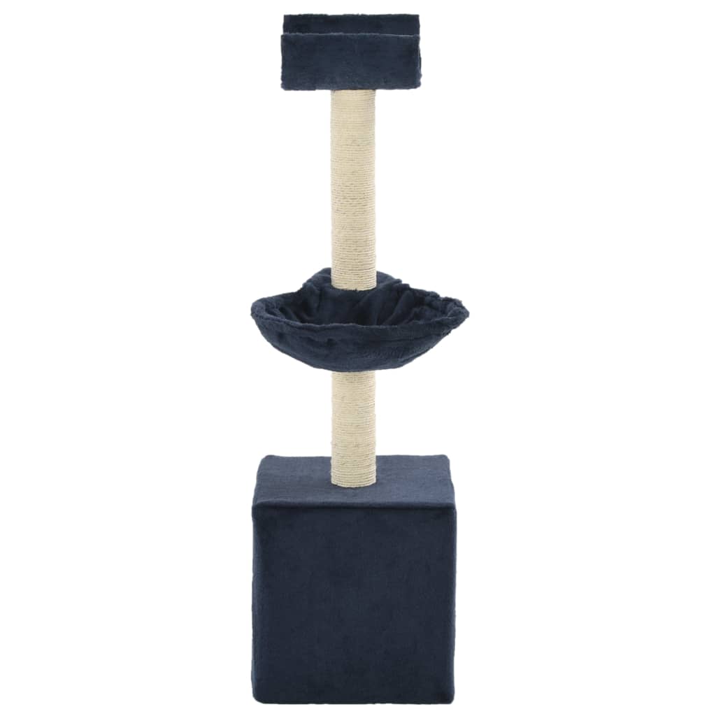 Albero per Gatti con Tiragraffi in Sisal 105 cm Blu | homemem39