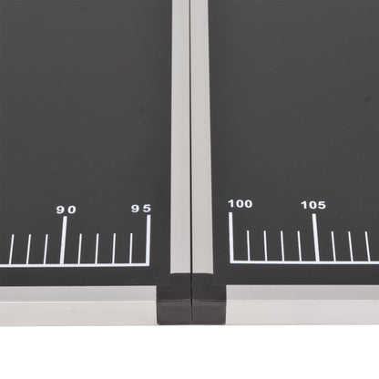 Tavolo Pieghevole per Carta da Parati MDF Alluminio 200x60x78cm - homemem39