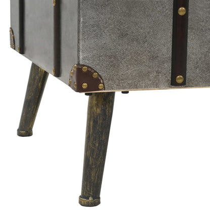 Tavolino da Salotto in MDF e Alluminio 102x51x47,5 cm | homemem39