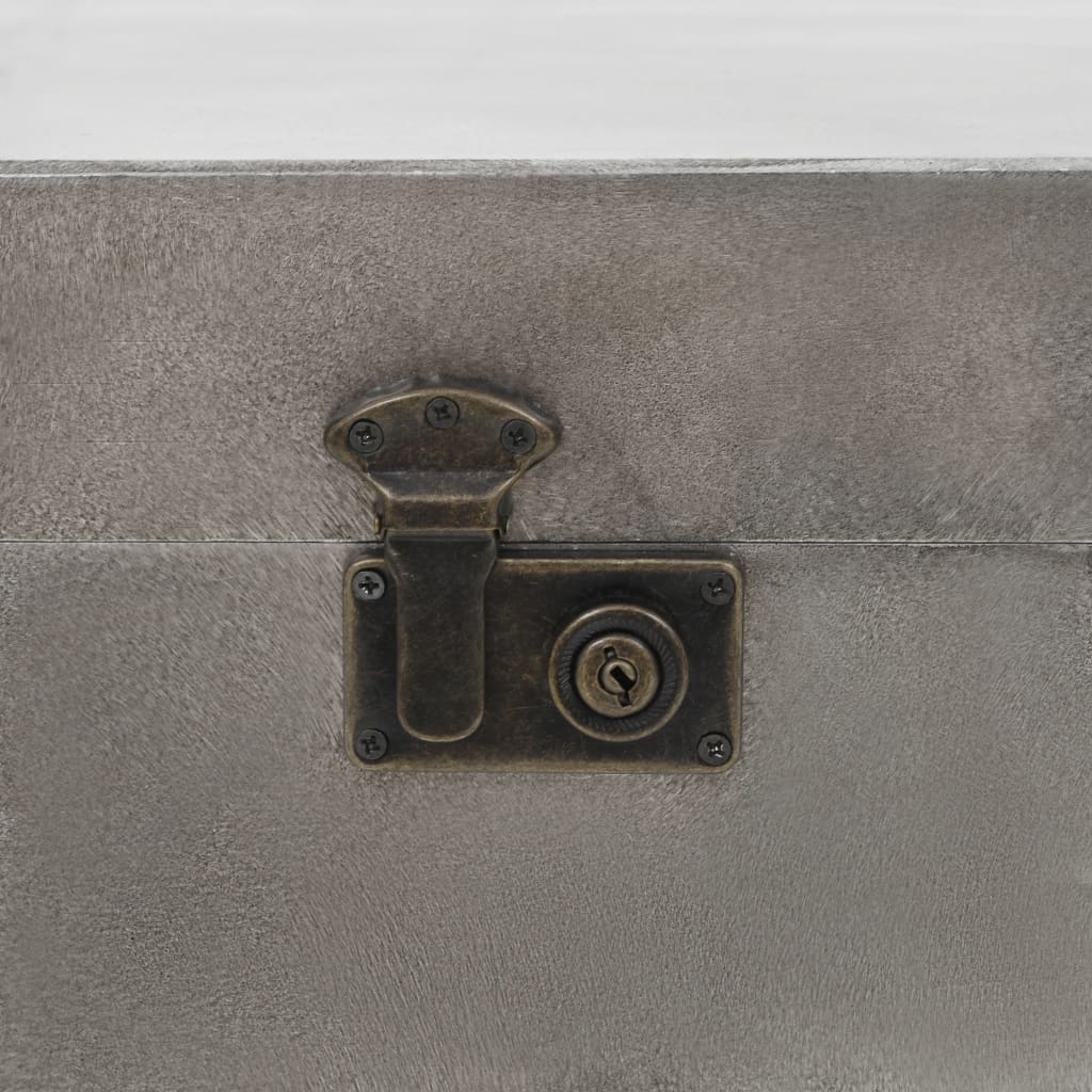 Tavolino da Salotto in MDF e Alluminio 102x51x47,5 cm | homemem39