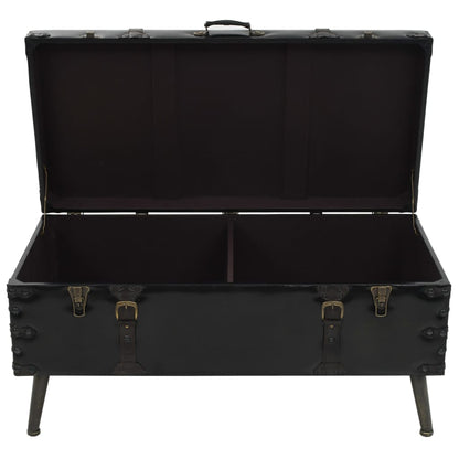 Tavolino da Salotto in MDF e Acciaio 102x51x48 cm