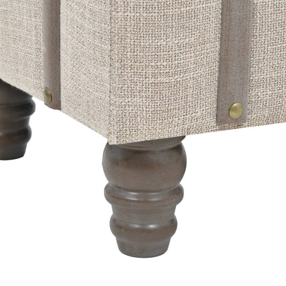 Set Cassapanche 3 pz in Legno Massello e Acciaio 112x37x45 cm | homemem39