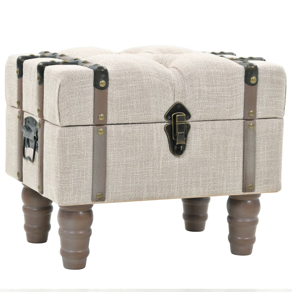 Set Cassapanche 3 pz in Legno Massello e Acciaio 112x37x45 cm | homemem39