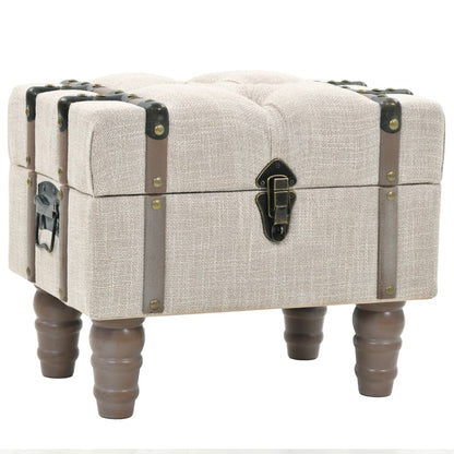 Set Cassapanche 3 pz in Legno Massello e Acciaio 112x37x45 cm | homemem39