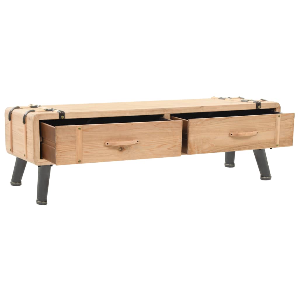 Mobile TV in Legno Massello di Abete 120x33x35 cm - homemem39