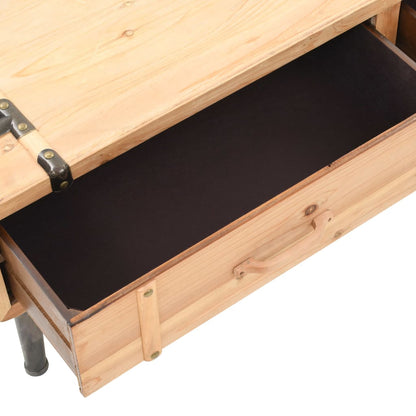 Mobile TV in Legno Massello di Abete 120x33x35 cm - homemem39