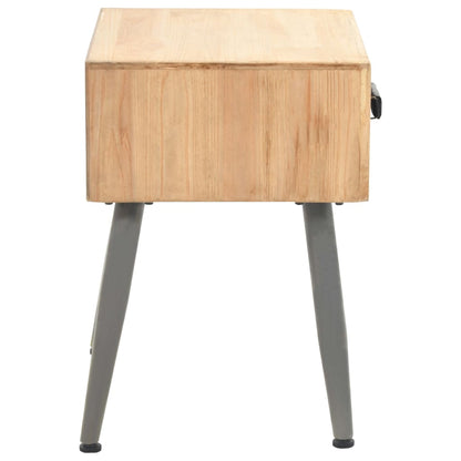 Comodino in Legno Massello di Abete 43x38x50 cm - homemem39