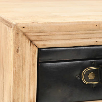 Comodino in Legno Massello di Abete 43x38x50 cm | homemem39