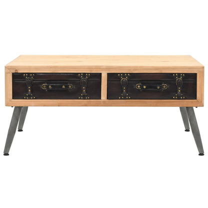 Tavolino da Caffè in Legno Massello di Abete 115x55x50 cm | homemem39