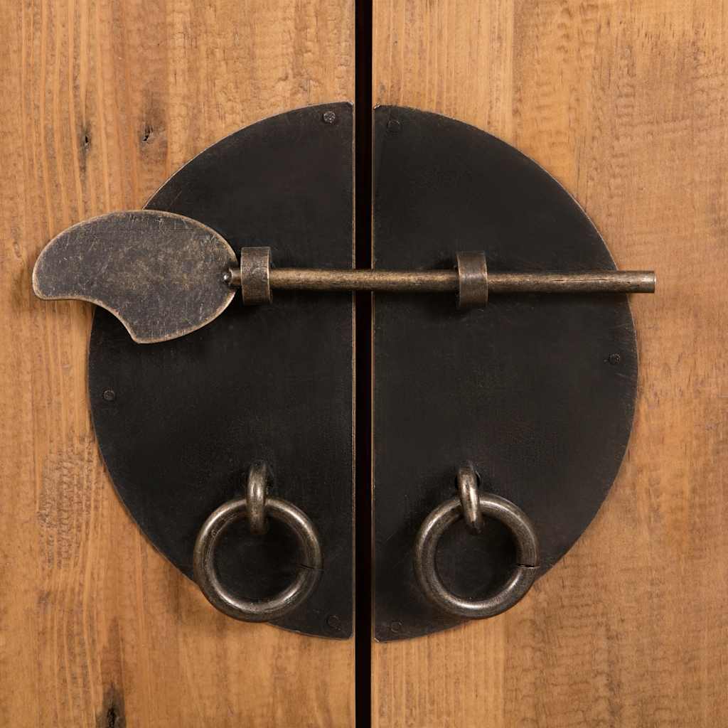 Vanità da Bagno in Legno Massello di Pino 70x32x63 cm | homemem39