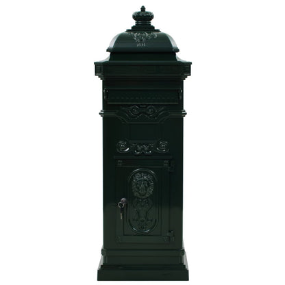 Cassetta della Posta in Alluminio Inossidabile Vintage Verde - homemem39