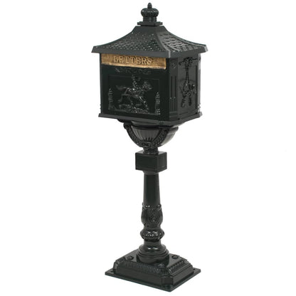 Cassetta della Posta in Alluminio Inossidabile Vintage Verde - homemem39