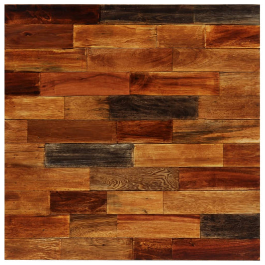 Tavolino da Bar in Legno Massello di Recupero 70x70x106cm - homemem39