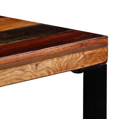 Tavolino da Bar in Legno Massello di Recupero 70x70x106cm - homemem39