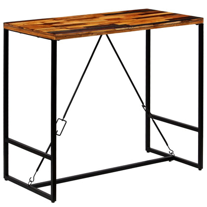 Tavolino da Bar in Legno Massello di Recupero 120x60x106cm | homemem39