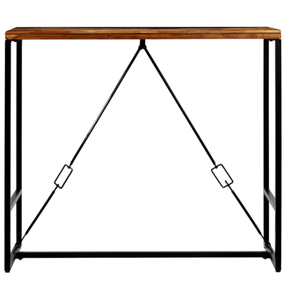 Tavolino da Bar in Legno Massello di Recupero 120x60x106cm | homemem39