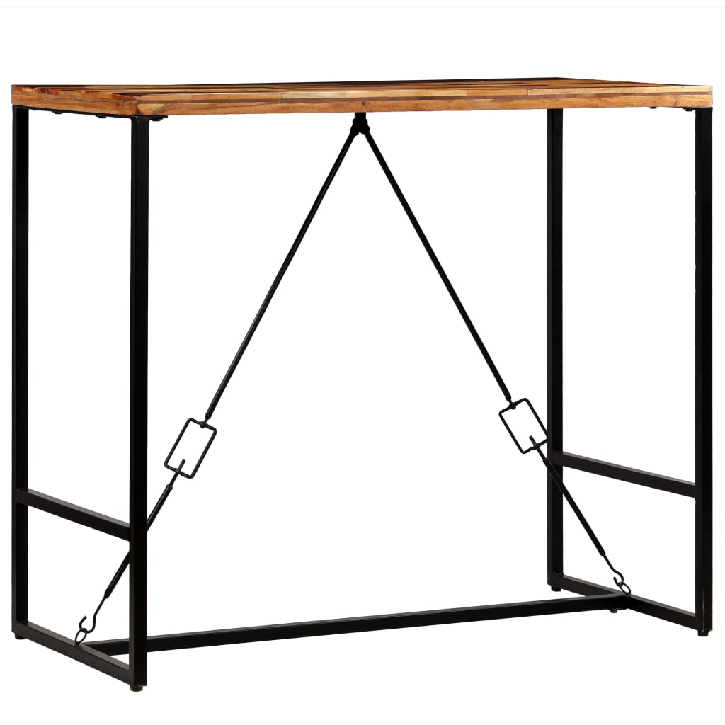 Tavolino da Bar in Legno Massello di Recupero 120x60x106cm | homemem39