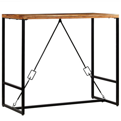Tavolino da Bar in Legno Massello di Recupero 120x60x106cm | homemem39