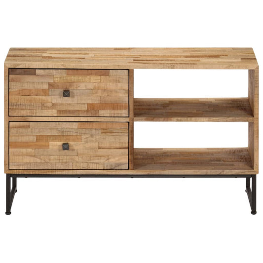 Mobile Porta TV in Legno di Teak di Recupero 90x30x55 cm - homemem39