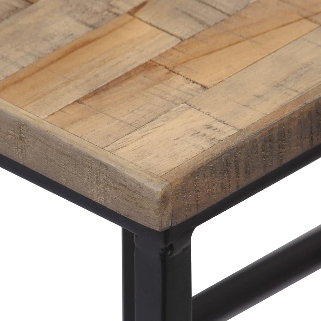 Set Tavolini per Piante 3 pz in Legno di Teak Recuperato | homemem39