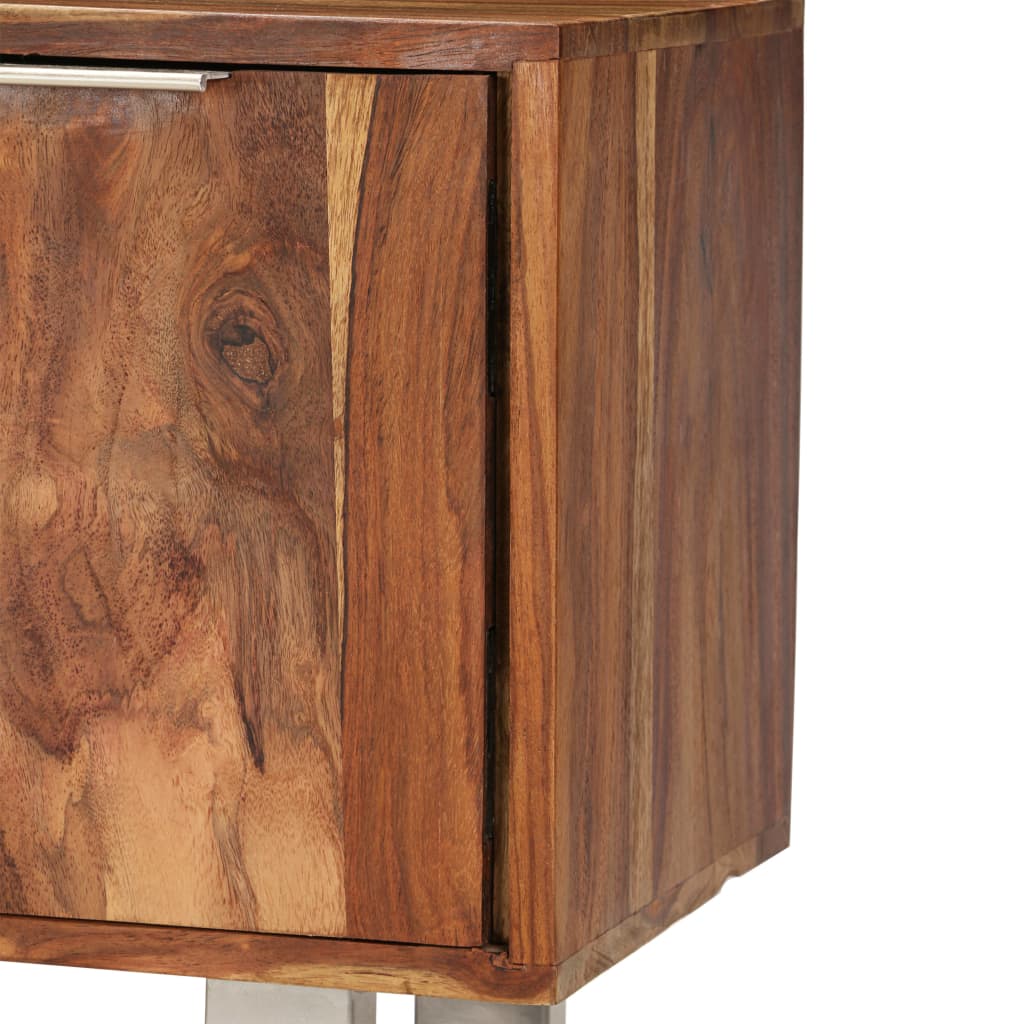 Mobile TV in Acacia Massello con Finitura Ambra 118x30x40 cm - homemem39