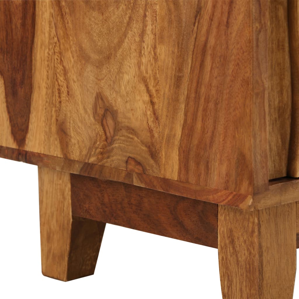 Mobile Porta TV in Legno Massello di Acacia 118x30x40 cm - homemem39