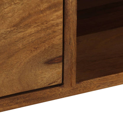 Mobile Porta TV 140x30x40cm in Legno Massello di Acacia