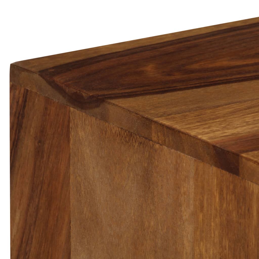 Mobile Porta TV 140x30x40cm in Legno Massello di Acacia