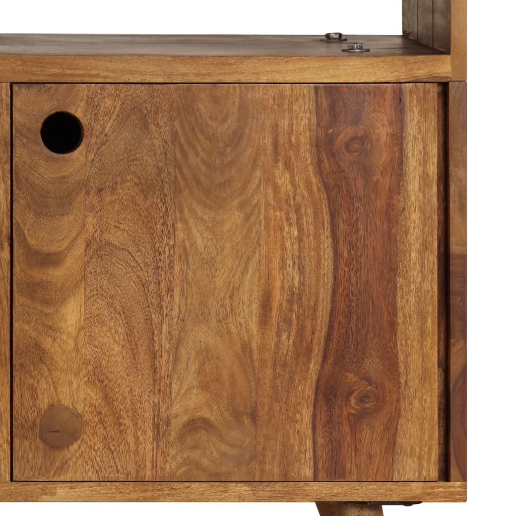 Credenza in Legno Massello di Sheesham 118x35x70 cm