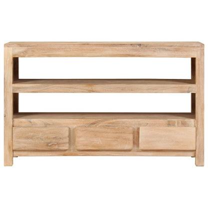 Mobile Porta TV in Legno di Acacia 90x30x55 cm Marrone Chiaro - homemem39