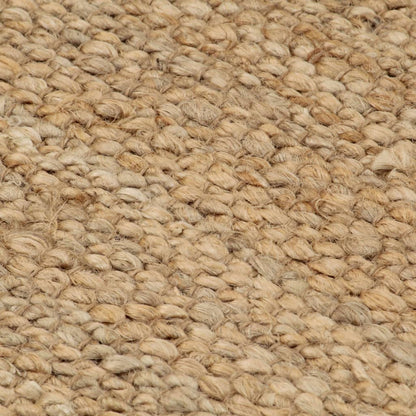 Tappeto in Iuta Intrecciato a Mano 120x180 cm Naturale - homemem39
