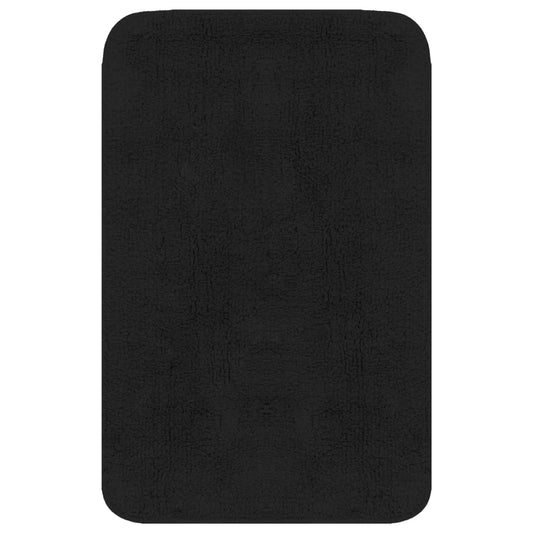 Set Tappetini per Bagno 3 pz in Tessuto Antracite - homemem39