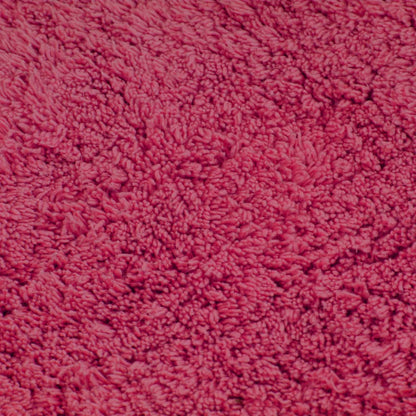 Set Tappetini per Bagno 3 pz in Tessuto Fucsia - homemem39
