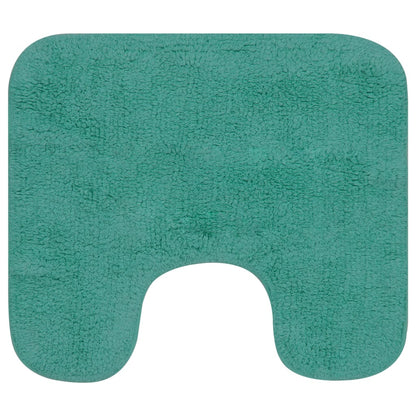 Set Tappetini per Bagno 2 pz in Tessuto Turchese | homemem39