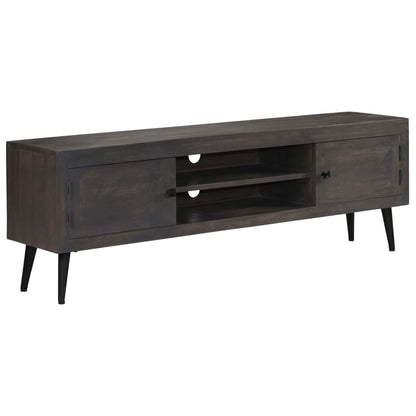 Mobile Porta TV in Legno Massello di Mango 140x30x45 cm - homemem39