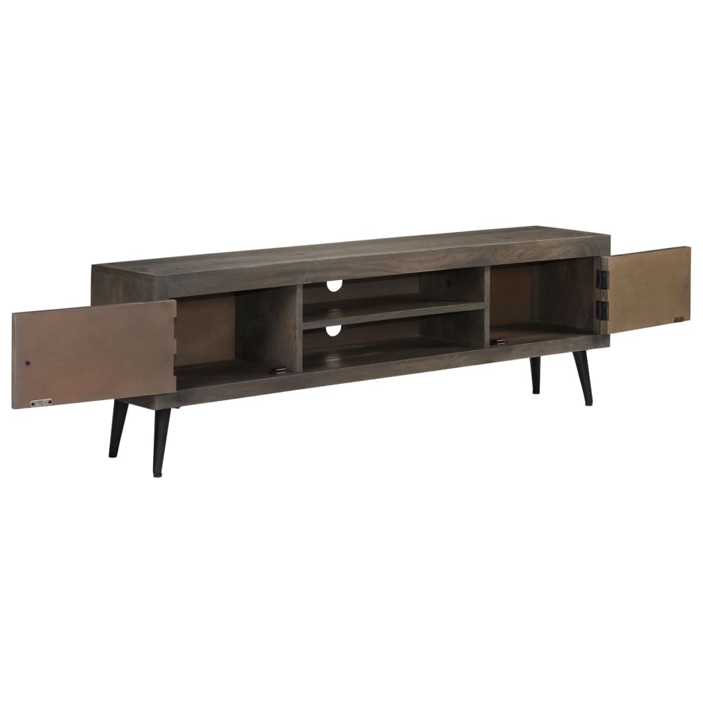 Mobile Porta TV in Legno Massello di Mango 140x30x45 cm | homemem39